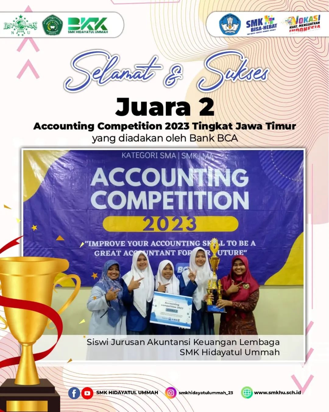 JUARA 2 "ACCOUNTING COMPETTION 2023" Tingkat Jawa Timur